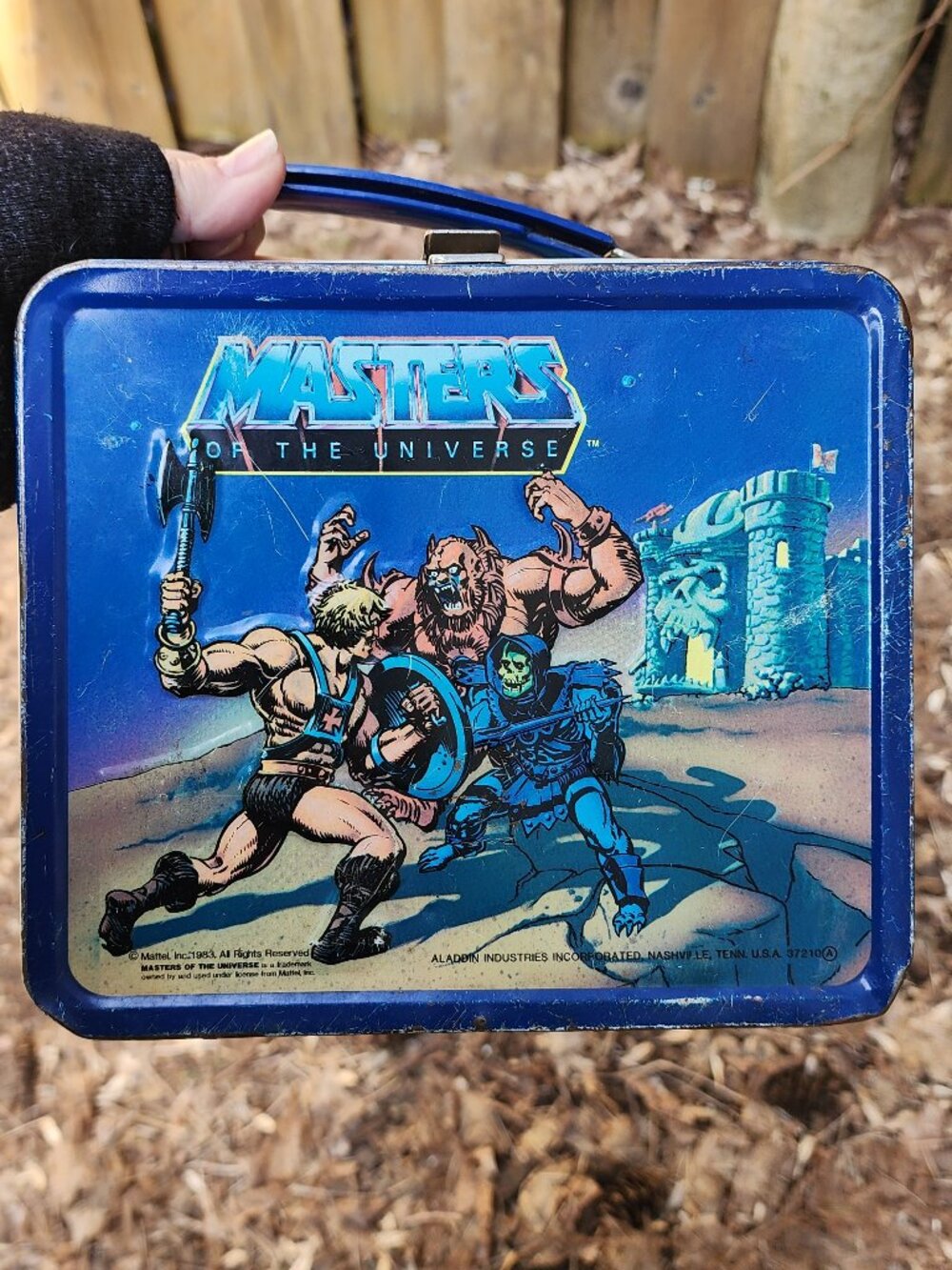 VINTAGE 1983 Masters of the Universe Collectors Mattel Metal Lunchbox